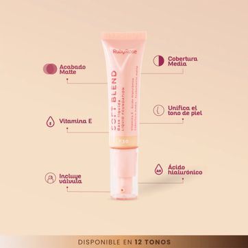 Base Liquida Soft Blend Ruby rose - imagen 2