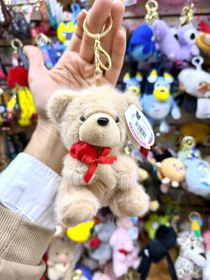 LLAVERO  MOÑO Oso PELUCHE