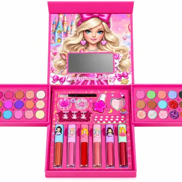 KIT DE MAQUILLAJE INFANTIL CON ACCESORIOS - imagen 1