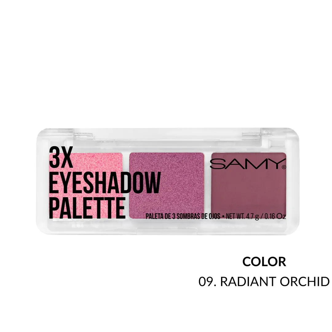 PALETA DE SOMBRAS X 3 SAMY