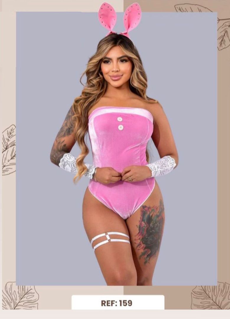 DISFRAZ CONEJA ROSA 159