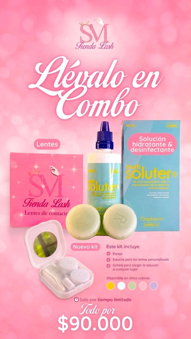 KIT PREMIUM DE LENTES DE CONTACTO