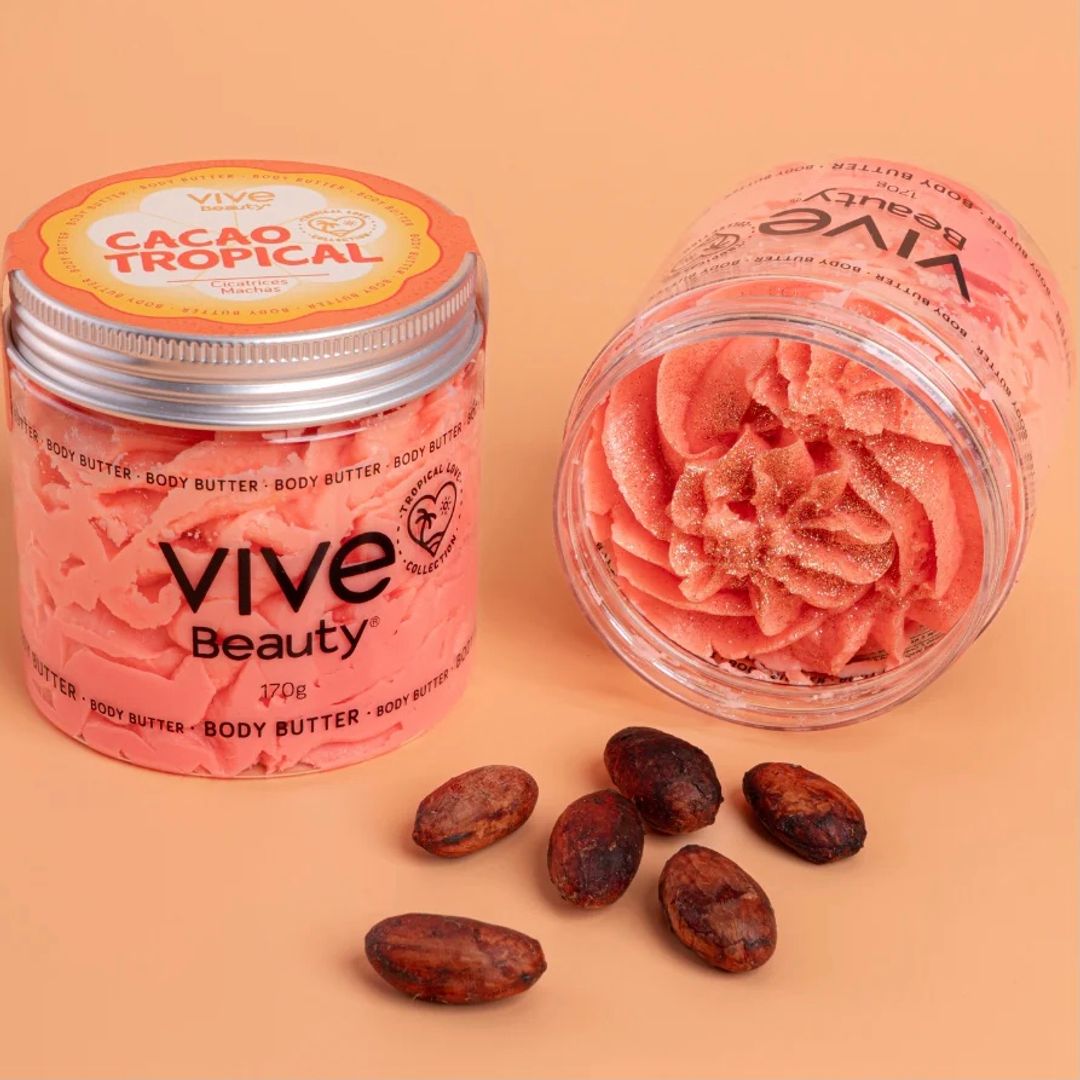 HELADO CORPORAL CACAO TROPICAL VIVE BEAUTY 
