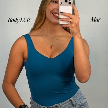 Body Alicrado/ Escote en ¨V¨ Lorena - imagen 1