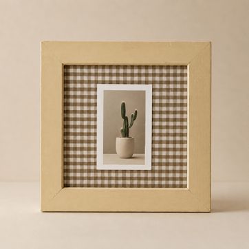 Cuadro Vichy Cactus  - imagen 1