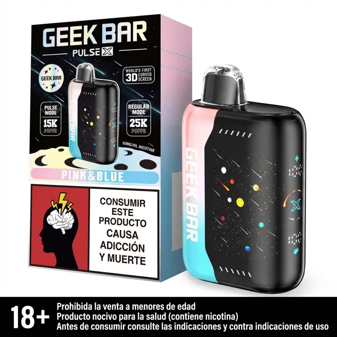 Geek Bar Pulse X Pink And Blue 25.000 Puffs