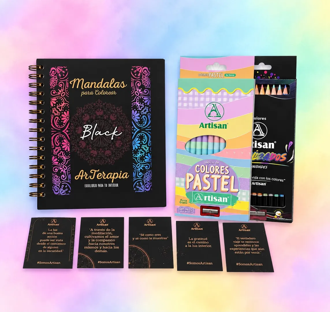 Kit mandalas black