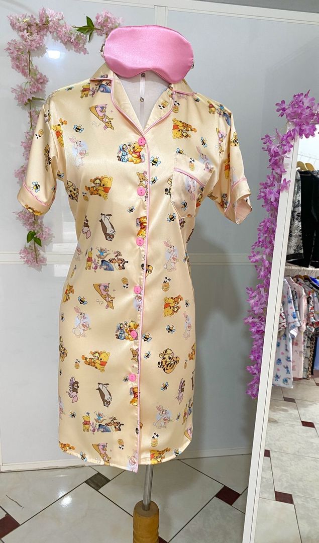 Camisón "Winnie Pooh" / Seda