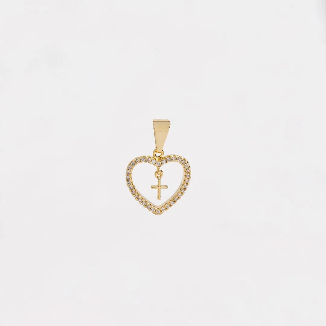 D Corazon Circonias + Cruz Mini
