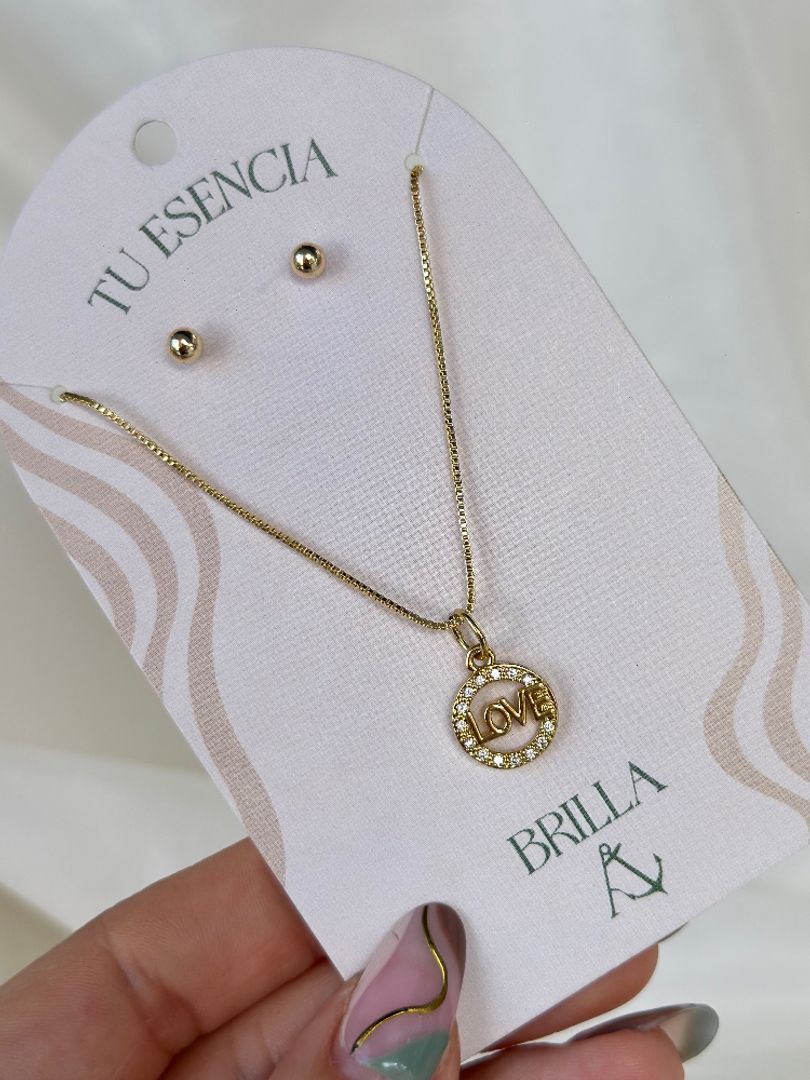 Cadena love círculo 