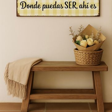 Chapa Decorativa con Frase VENDIDO  - imagen 1
