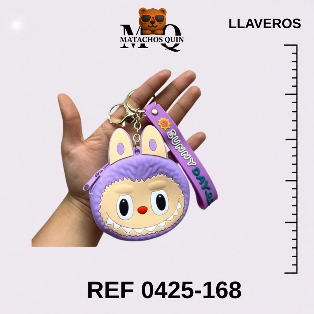 LLAVEROS TIPO MONEDERO DE LABUBU