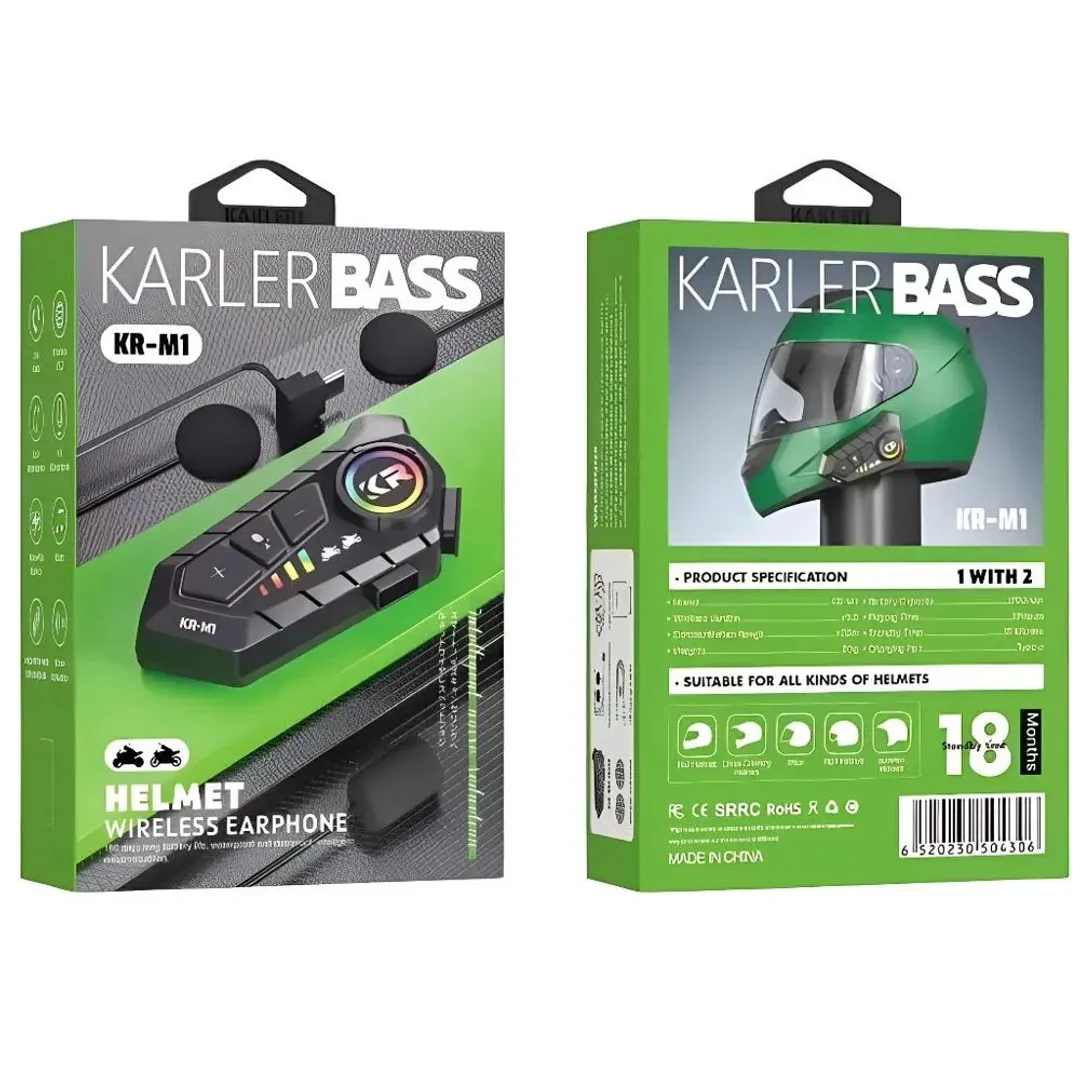 INTERCOMUNICADOR MOTO CASCO KR-M1