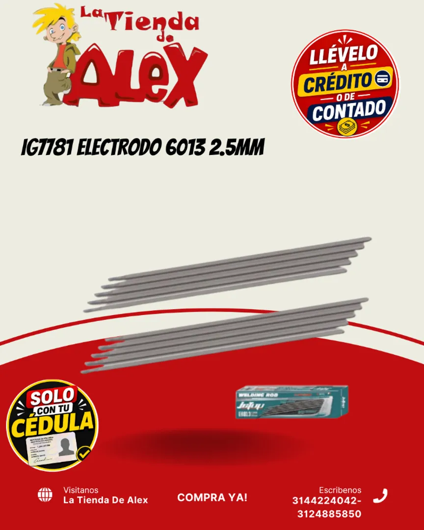 IG7781 ELECTRODO 6013 2.5MM