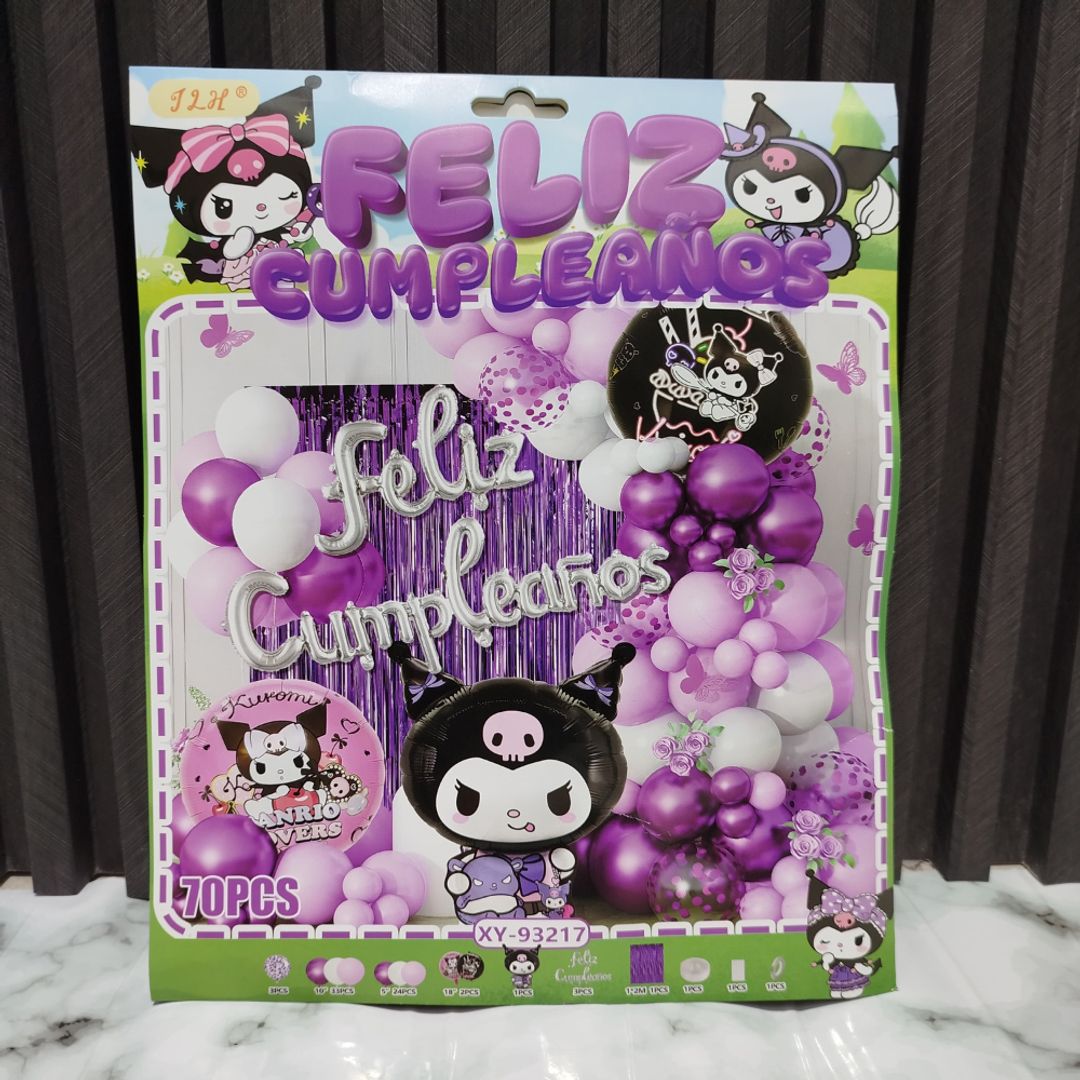 ARCO DE GLOBOS KUROMY