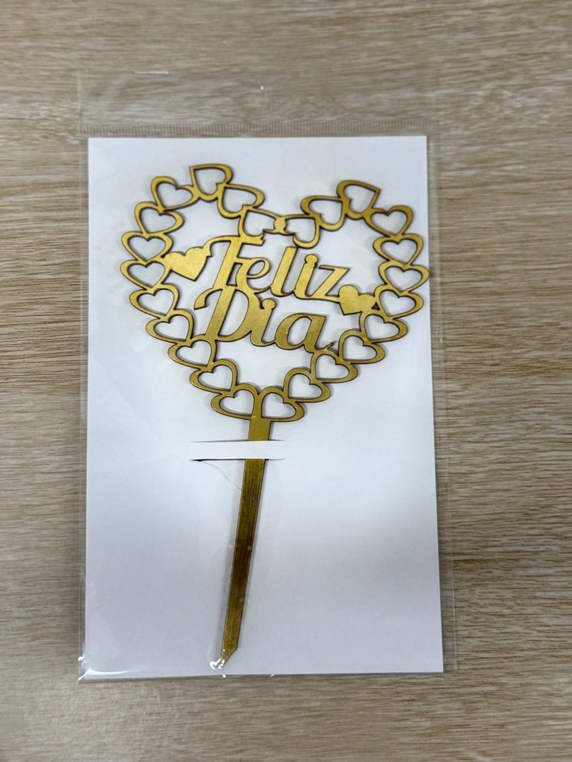 000 TOPPER MEDIANO "FELIZ DÌA"
