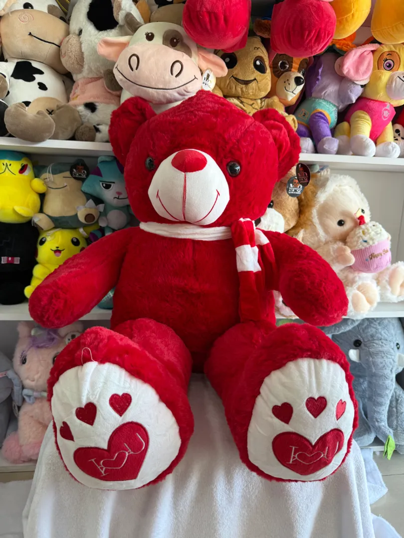 Oso rojo 70cm 