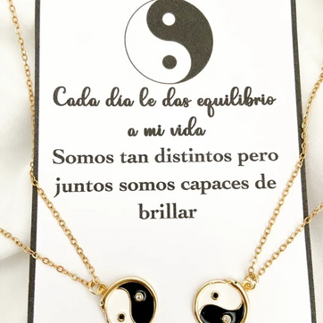 DUO CADENAS YIN YANG  - imagen 1