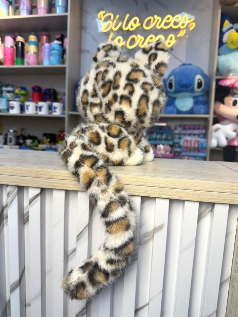  PELUCHE GATO MANCHAS 20cm