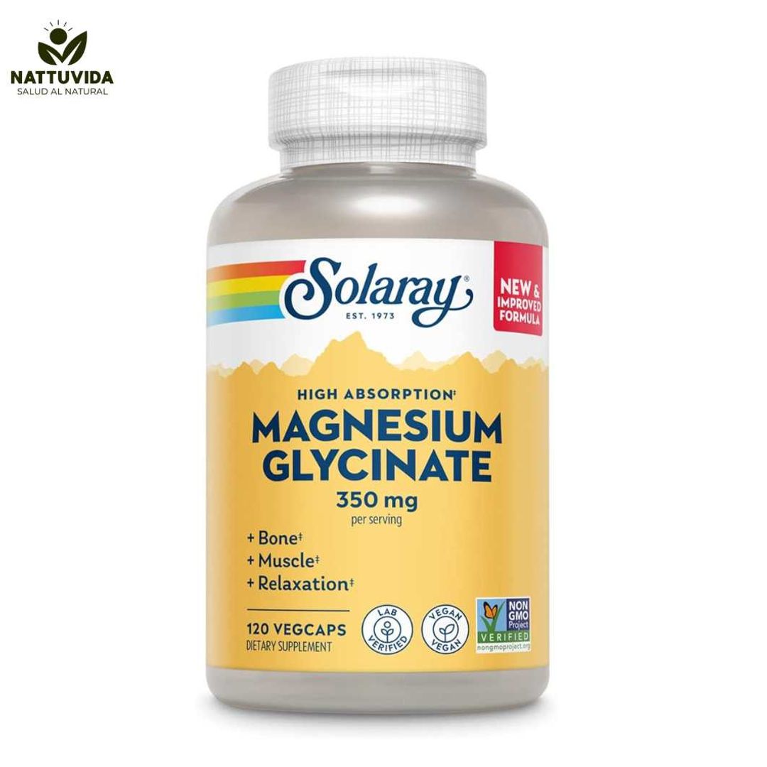 Glicinato de MAGNESIO 350 mg 120 vegacaps 