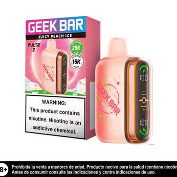 Imagen del producto Geek Bar Pulse 2 Juicy Peach Ice 25.000 Puffs