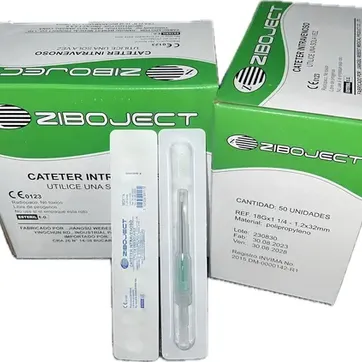Imagen del producto CATETER 18G VERDE ZIBOJECT UNIDAD