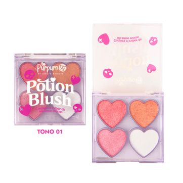 RUBOR + ILUMINADOR POTION BLUSH PURPURE - imagen 1