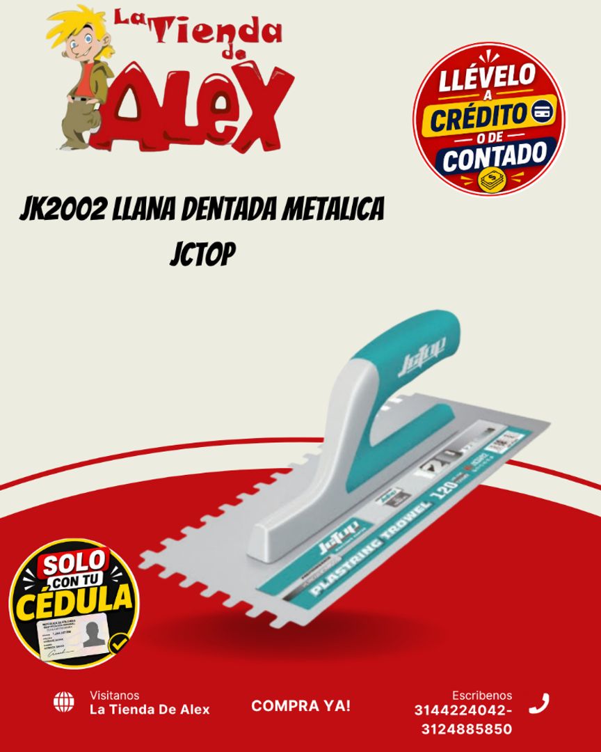 JK2002 LLANA DENTADA METALICA JCTOP