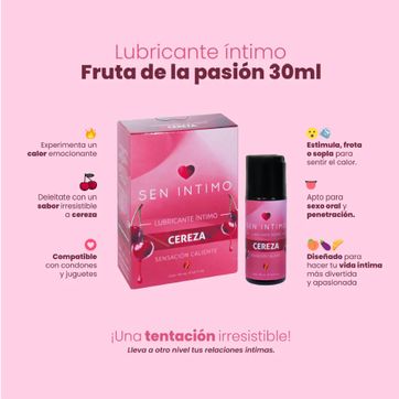 Lub Íntimo Caliente x 30 ML Cereza - imagen 1