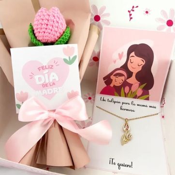 Imagen del producto BOX TULIPÁN ROSA 