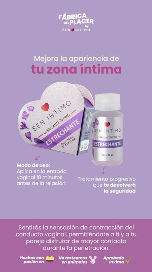 ESTRECHANTE SEN INTIMO CORAZÓN