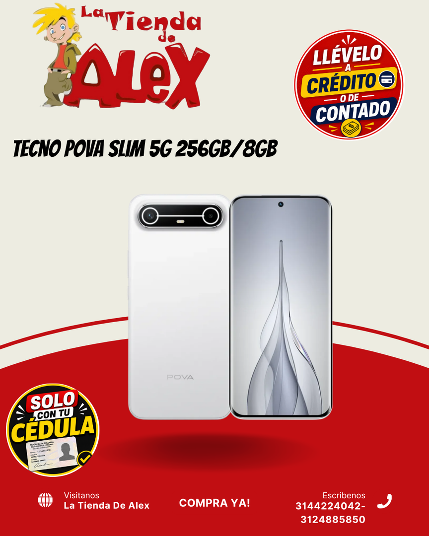 Tecno Pova Slim 5G 256GB/8GB