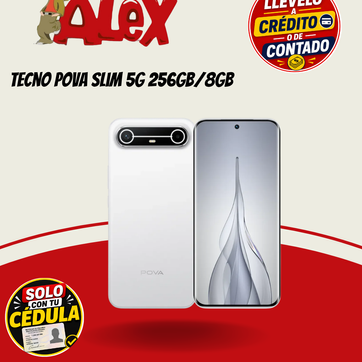 Imagen del producto Tecno Pova Slim 5G 256GB/8GB