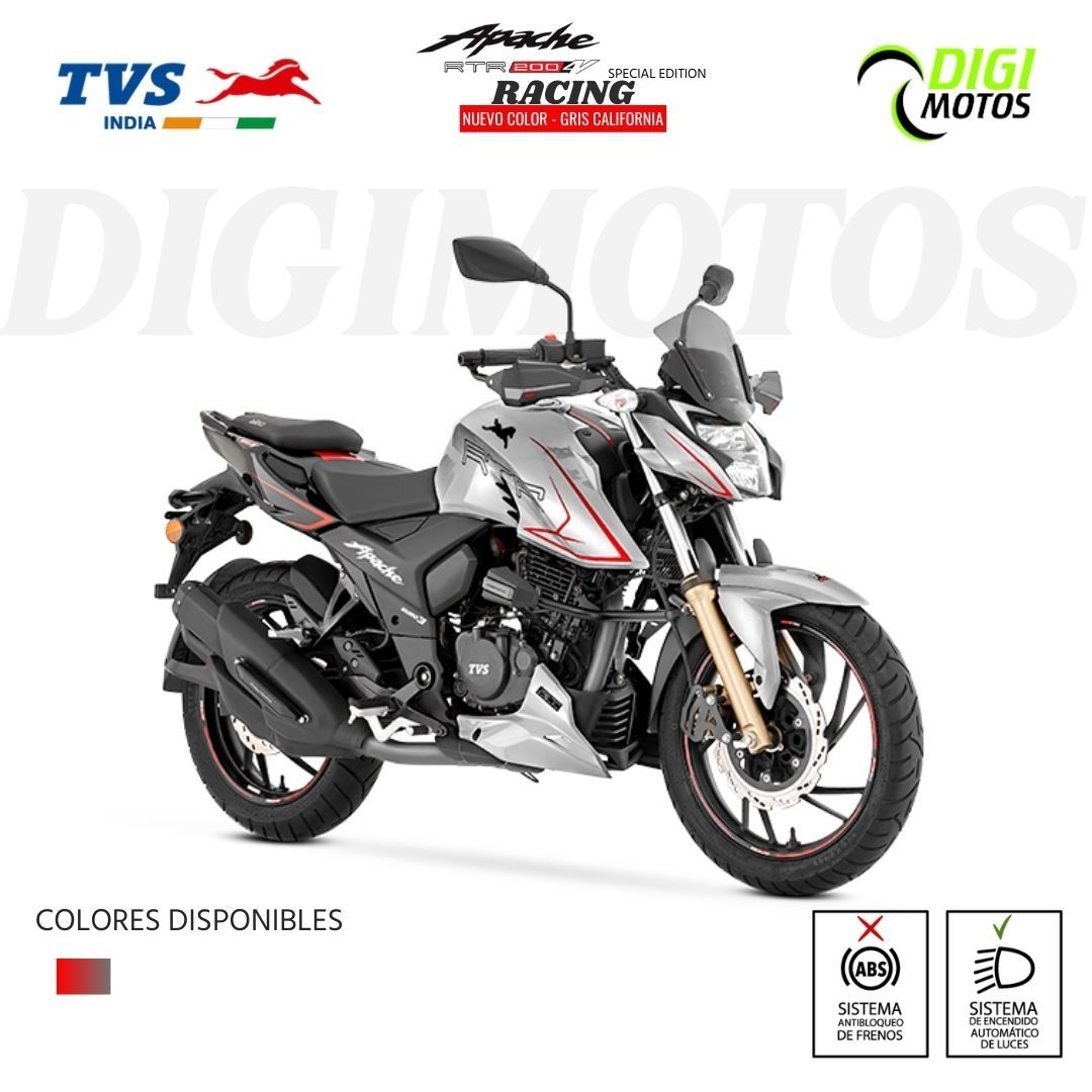 TVS APACHE RTR 200 4V XC FI ABS RACING (Duo Tono)