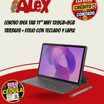 Imagen del producto Lenovo Idea Tab 11" WIFI 128GB+8GB TB336FU + Folio con Teclado y Lapiz