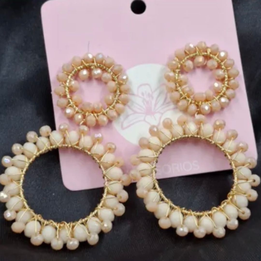 ARETA TEJIDA REDONDA DOBLE