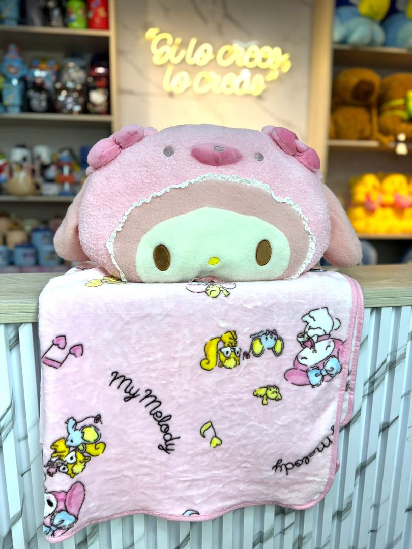 cobija MELODY almohada de peluche