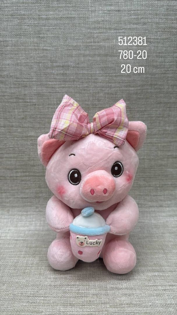 CERDITA CON ACCESORIOS 20 CM