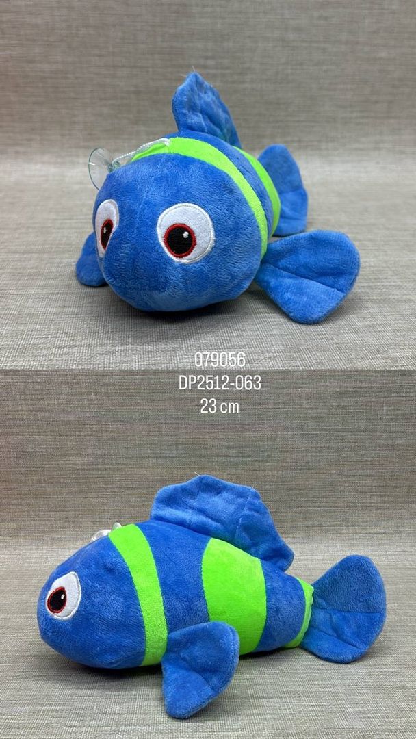 PEZ PAYASO AZUL 23CM