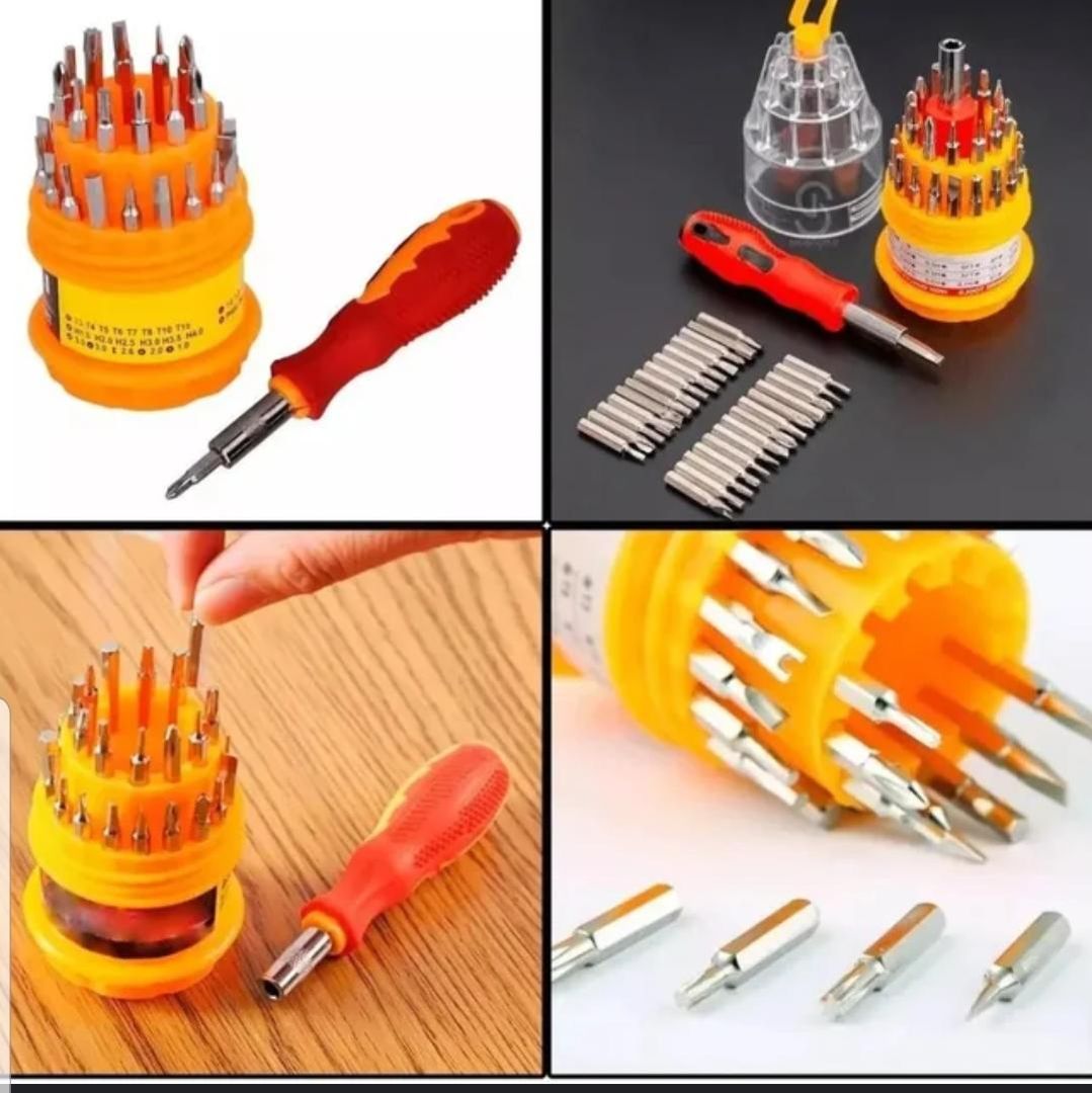 JUEGO DESTORNILLADOR X31 PIEZAS 