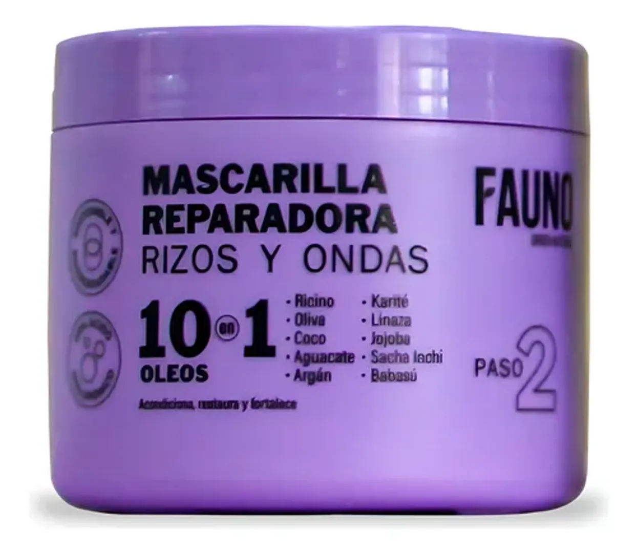 MASCARILLA REPARADORA 10 OLEOS 300GR FAUNO