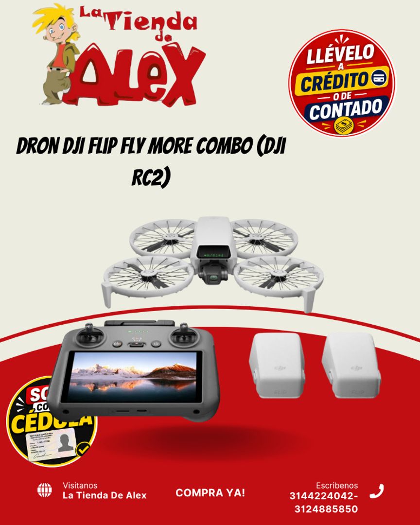 Dron DJI Flip Fly More Combo (Dji RC2)