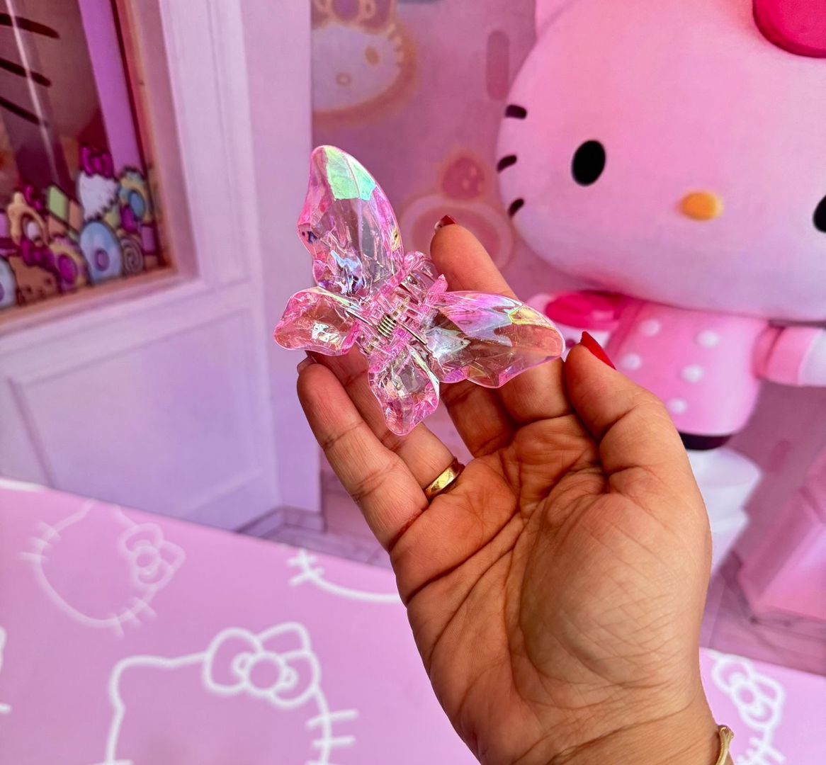 Caimán mariposas cristal 