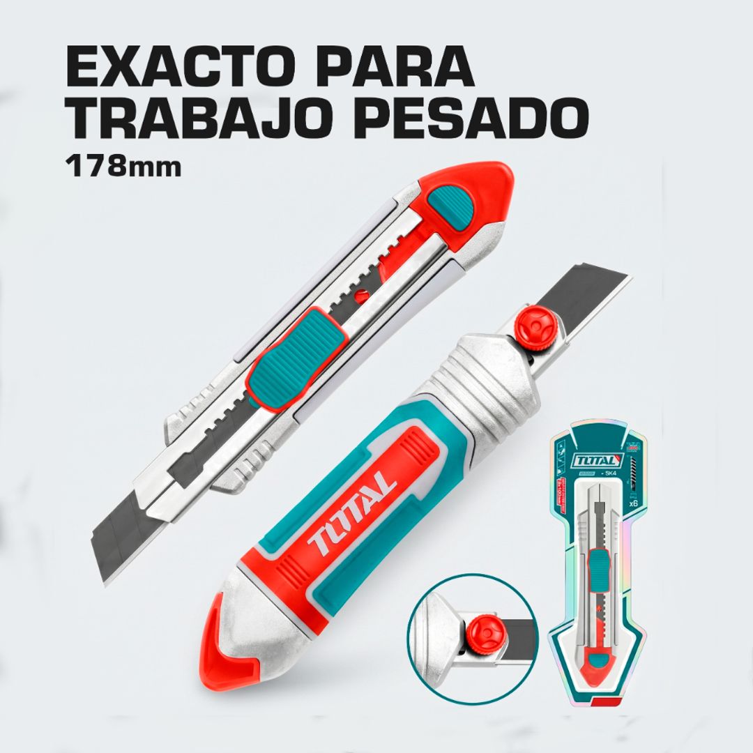 EXACTO 178MM TRABAJO PESADO