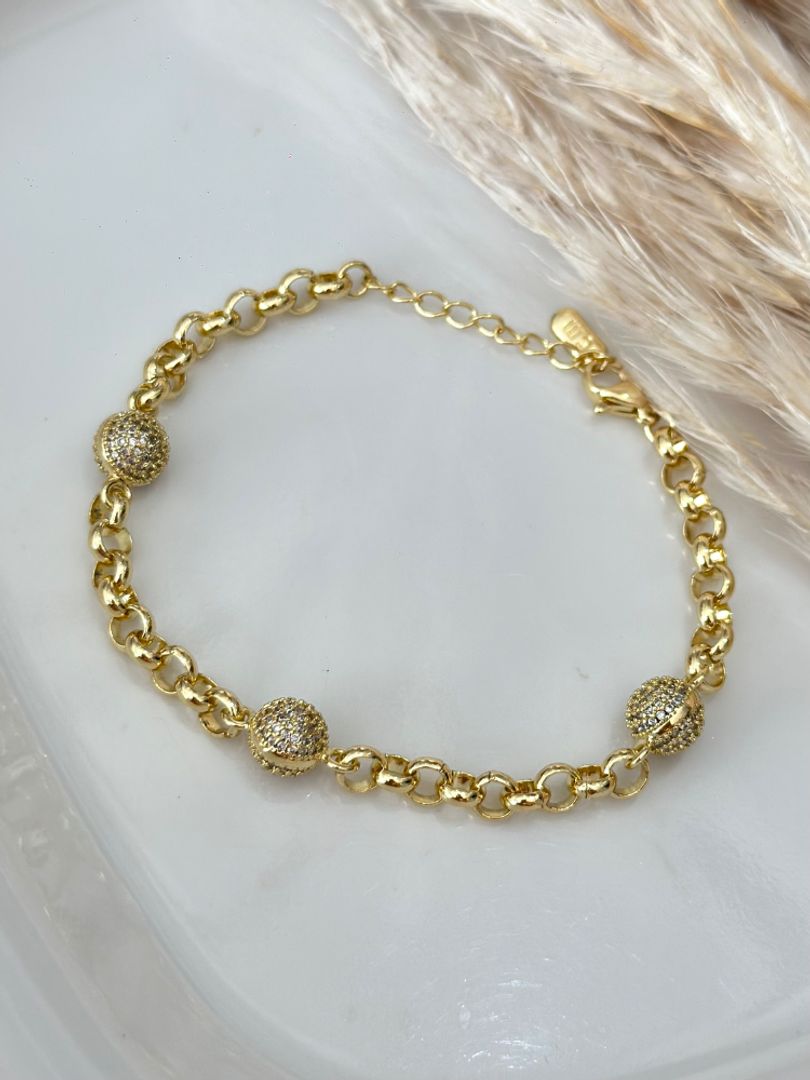 Pulsera bolas de fuego 