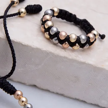 Imagen del producto Anillo zigzag tres oros