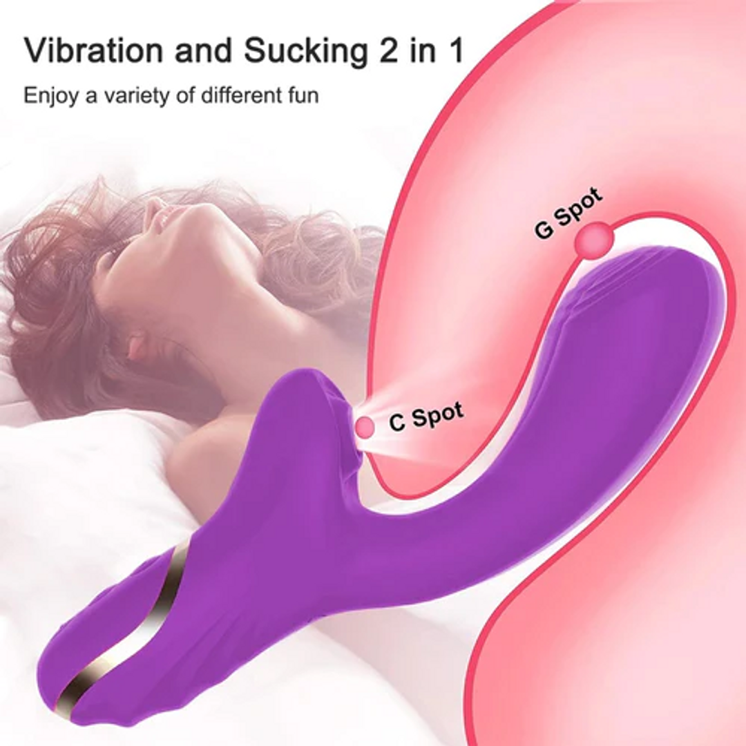VIBRADOR + SUCCIONADOR CAESAR