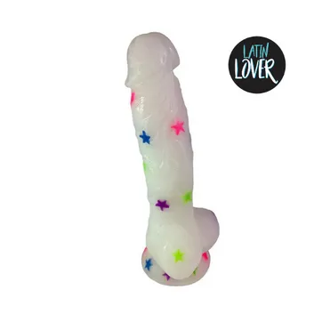 Imagen del producto DILDO LATIN LOVER TESTICULOS COPA 18 CM STAR HIELO M03