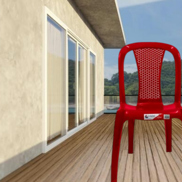 Imagen del producto SILLA CRYTAL S/B ROJO-CLP 