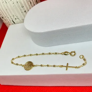 Pulsera denario san benito proteccion de 18cm - imagen 1